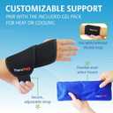 Wrist Ice Pack Wrap -Reusable Hand Ice Pack, Hot and Cold Gel Compression for Pain Relief from Arthritis, Swelling, Carpal Tunnel, Surgery for Athletes and Elderly -Pregnancy Must Haves