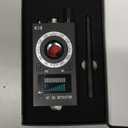 Hidden Camera Detectors, Anti Spy Camera Finder, GPS Tracker Detector, Hidden Devices Detector for Airbnb, Hotels, Bathroom, Home, Office (Black)