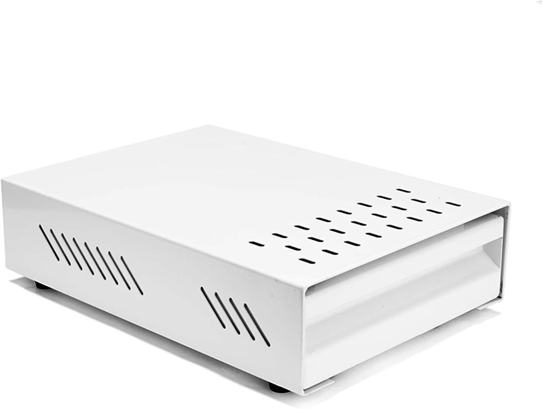 Coffee Knock Box Large Size Espresso Knocker Coffee Grounds Knock Drawer (White)