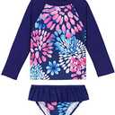 Baby Girl Swimsuits Set Rash Guard Bathing Suits for Toddler Girls Kids Swimwear