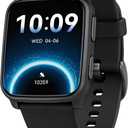 MorePro Fitness Tracker with 24/7 Heart Rate & Blood Pressure Monitor, Blood Oxygen & Sleep Tracker, Smart Watch with Step Calorie Counter, IP68 Waterproof Activity Tracker for Women Men Android iOS (Black)