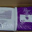 Poise Incontinence & Postpartum Pads for Bladder Leaks, 6 Drop Ultimate Absorbency, Long Length, 90 Count