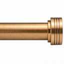 Gold Curtain Rods for Windows 18-88 Inch,Adjustable Length 1 Inch Diameter Heavy Duty Curtain Rod for Bedroom/Kitchen/Dorm/Apartment/Door