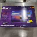 Roku Smart TV  24-Inch Select Series, 720p HD TV  Roku TV with Voice Remote  Flat Screen LED Television with Wi-Fi for Streaming Live Local News, Sports, Family Entertainment