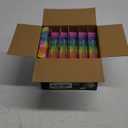 JOYIN 36 PCS Washable Sidewalk Chalks Set in 6 Packs, 18 Colors, Including 12 Tie Dye, 12 Glitter & 12 Neon Color Outdoor Chalks for Painting, Drawing, Gifts for Kids