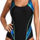 beautyin Women's Pro One Piece Swimsuit Women Athletic Swimming Bathing Suit (Black, XS)