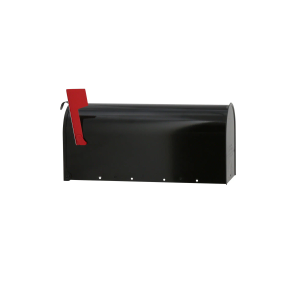 Steel Black, Post-Mount Mailbox