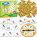 CVC Word Games Phonics Games for Kids, Learn to Read CVC Flash Cards Sight Word Reading Activities, Speech Therapy Toys Toddler Kindergarten Preschool Learning Educational Toys
