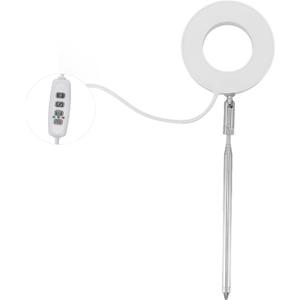 Zerodis Angel Rings Plant Grow Lights, Imitate Sunlight LED Plant Lamp Plant Growing Equipment with 3 Modes Greenhouse Accessories Suitable for Succulents Greenery