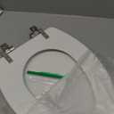 BEMIS 500EC 390 Toilet Seat with Easy Clean & Change Hinges, 1 Pack Round, Cotton White