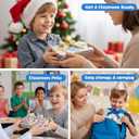 3 otters 32PCS Magnetic Building Blocks Winter Travel Set, STEM Magnet Cubes Toys with Metal Storage Box for Kids, Sensory Christmas Birthday Gifts for Boys & Girls