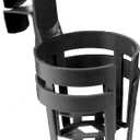 Custom Accessories Large Plastic Cup & Beverage Holder, Black, 44oz (3.5L), Pack of 2