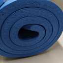 Foam Sleeping Pad for Camping - 1.25-Inch-Thick Waterproof Sleep Pad with Carry Straps for Cots, Tents, or Sleepovers by Wakeman Outdoors (Black)