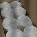 LITOPAK 400 Pack 8 oz Disposable Paper Coffee Cups, White Paper Hot Coffee Cups for Party, Picnic, Travel, and Events