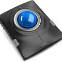 Nulea M512 Wireless Trackball Mouse, Ergonomic 55mm Trackball, 4 Level Adjustable DPI for Precise Control, Left or Right Hand Compatible, Rechargeable, Multi-Device Bluetooth & 2.4GHz for PC, Laptop