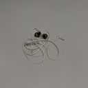Gugxiom ZS10 Pro X in Ear Monitor Headphone, Silver Plated 0.75mm 2Pin Wired in Ear Earbuds Headphones, 1DD+4BA Hybrid Driver