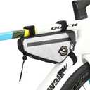 Rhinowalk Bike Frame Bag Waterproof Bike Triangle Bag Bicycle Pouch Professional Cycling Accessories-White