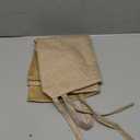 Ivenf Christmas Tree Skirt, 36 inches Small Double-Layer Burlap Plain Tree Skirts, Rustic Jute Tree Skirt for Xmas Holiday Home Decor, Fall Winter Farmhouse Brown Burlap Christmas Decorations Indoor