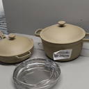 Our Place Cookware Duo - 7-Piece Set Including the Always Pan, Perfect Pot and Spatulas | Multifunctional, Toxin-Free Nonstick | Heat Safe up to 450F | Oven, Stove, Induction Compatible | Steam