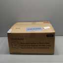 Brick Attic Drafting Chair with Backrest  Adjustable Foot Rest Rolling Stool with Wheels, PU Leather Swivel Stool for Office Spa Studio Lab Counter Salon Home Work Bar Kitchen Shop(Black)