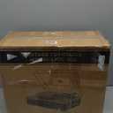 LP&NO.1 Record Player Turntable with Built-in Speakers and USB Play&Recording Belt-Driven Vintage Phonograph Record Player 3 Speed for Entertainment and Home DecorationMahogany Wood