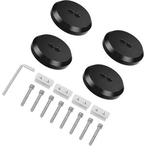 4 Pcs Aluminum Jack Pads Jack Pucks for Chevrolet Corvette C5 C6 C7 C8 Z06 ZR1 1997-2021 Jacking Lift Pad Jack Lift Point Pad Adapter Black Auto Accessories