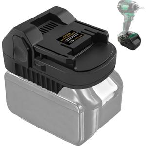 Adapter for Makita 18V Lithium Battery Converter for Metabo18V for Hitachi 18V Battery, to for Metabo HPT 18V Battery Convert to for Hitachi 18V Lithium Cordless Tool for Metabo18V (Not 36V) Tools Adapter for Makita 18V Lithium Battery Converter for Metabo18V for Hitachi 18V Battery, to for Metabo HPT 18V Battery Convert to for Hitachi 18V Lithium Cordless Tool for Metabo18V (Not 36V) Tools