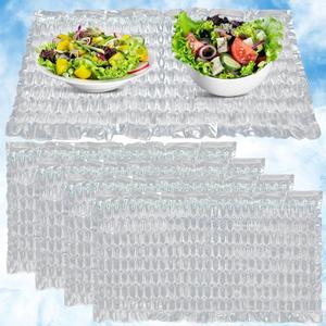 Reallnaive Reusable Freezable Ice Mat Sheets for Coolers Flexible Ice Packs for Food Trays, Cheese Boards, Deli Meats, Veggie Plates, Sushi, Party Platters