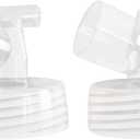 Wide Mouth Base Connector 2pc - Compatible with Motif & Spectra S1 S2 Pumps & Bottles; Compatible with Medela, Maymom, Pumpin Pals, Lacteck & Idaho Jones Flanges - Replacement Pump Parts Adapter