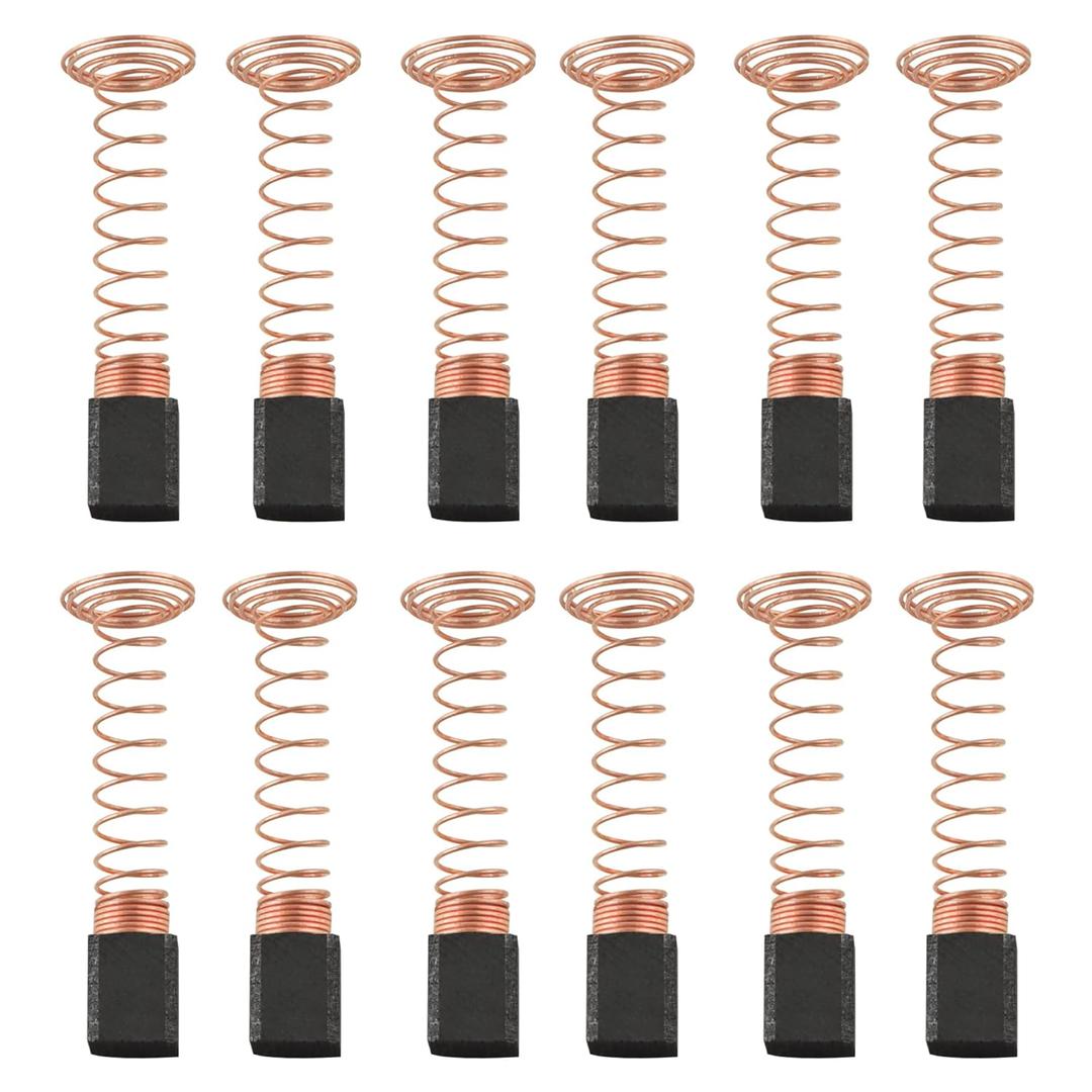 Motor Carbon Brush Compatible with Dremel 90930-05 Brush Repairing Part, Fits 100/200/275/285/300/395/410/595 (Type 4, 5 & 6) Models - 12Pack