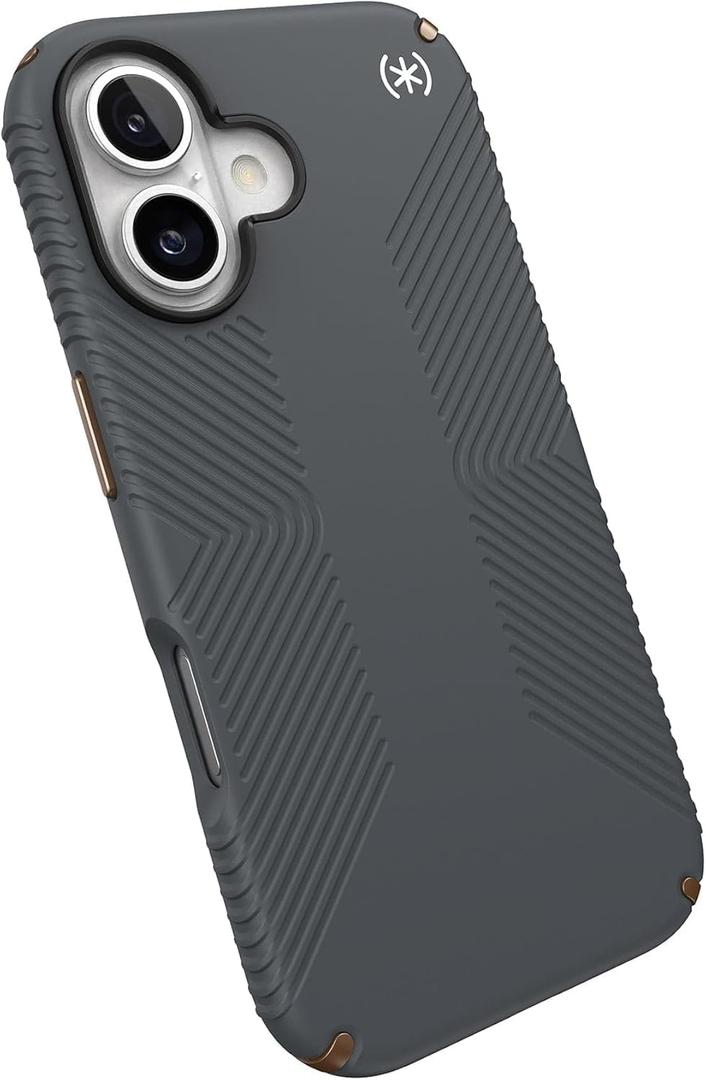 Speck Presidio2 Grip Case for Apple iPhone 16 (Gray)
