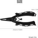 Outdoor Fishing Lure Pliers set with Stainless Steel Fish Gripper Pliers Professional Fly Fishing Lip Grabber Tool, Sea Fish Hook Remove of Father gift