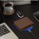 HiWe Anti-Lost Bifold Men Wallet with Find My, Genuine Leather, RFID, Original Design, Brown