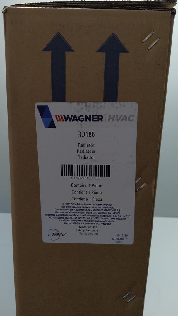 WAGNER, RD186 RADIATOR