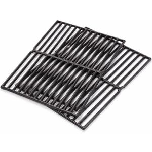 15" x 11-1/4" Cast Iron Cooking Grates - Replacement for Weber Spirit 200 Side-Control (E/S-210 20092012), Spirit 500, Genesis Silver A | Fits Weber 7522/7523/7521/65904/65905