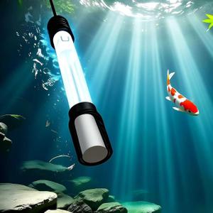 Pond UV Light for Fish Tank UV Pond Water Clarifier for 100-3000 Gallon UV Pond Filter for Koi Pond Swimming Pool, Spa, Large Fish Tank UV Light Aquarium for Outdoor Pond Algae Control42W