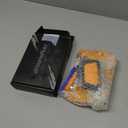 eXtremeRate Caution Yellow Soft Touch Touchpad Front Top Shell Compatible with p s 5 Controller BDM-010 020 030 040 050, DIY Replacement Shell Custom Touch Pad Cover Compatible with p s 5 Controller