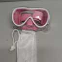 Kids Swim Goggles, Snorkel Mask Diving Mask Swimming Goggles with Nose Cover and Elastic Straps Cover & Mesh Bag & Ear Plugs