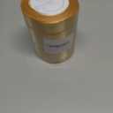 Pure Color Ribbon for Gift Wrapping,Arts Crafts Sewing 25 Yard Each Roll Satin Ribbon for Flower Bouquet Ribbons for Christmas Tree DIY Decoration (Golden, 5 Mixed Width)