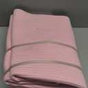 95L Extra Large Blanket Basket, 24" x 16.9" x 14.2" Woven Storage Basket for Living Room, Rectangle Nursery Blanket Storage for Toys, Towels, Dirty Clothes (Pink)