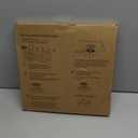 hykolity 12 Inch Selectable CCT LED Round Flat Panel Light, 24W 3000K/4000K/5000K, Edge-Lit Flush Mount Ceiling Light Fixture for Kitchen, Bedroom, Laundry and Closet Room, Brush Nickel