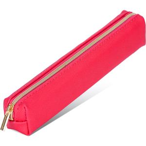Small pencil case, pink pencil case for adult. fasion Pen case Hot pink Calssic small pen bag