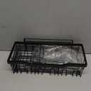 EUDELE Adhesive Shower Caddy, 5 Pack Rustproof Stainless Steel Bath Organizers With Large Capacity, No Drilling Shelves for Bathroom Storage & Home Decor (XL size, Black)