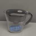 Brita Small 6 Cup Water Filter Pitcher, 1 BritaPlus Filter, Metro, Black