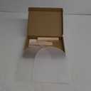 8x10 Inch Arch Acrylic Sign with Holder- 2 Pack Clear Arched Acrylic Sheets with Wood Stand, DIY Clear Arch Sign Blank for Wedding Party Reception(8x10 Inch 2 Pack)