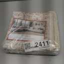 Washable Entryway 2x3 Rug: Small Boho Rugs for Indoor Entrance Non Slip Backing Stain Resistant Carpet Low Pile Throw Rugs for Bedroom Bedside Inside Front Door Floor Kitchen Decor(Beige,2x3FT)