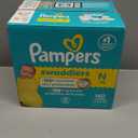 Pampers Baby Diapers - Swaddlers - Size 0, 140 Count, Ultra Absorbent Disposable Newborn Diaper
