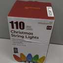 C9 Christmas Lights Outdoor, 82 FT 100 LED Connectable C9 String Lights with 8 Modes and Timer Extendable Xmas Tree Patio Roofline Garden Yard Holiday Party Indoor Outdoor Decoration, Multicolor