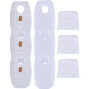 Dttery 3 Pack for Shark Rocket DuoClean HV380 HV380C HV380W HV381 HV381C HV382 HV382BRN HV383 HV384Q Filter Kit, 6 Pre-Filters (3 Foam+3 Felt) and 3 Post-Filters Replacement Part XFFH380 XPSTFH380