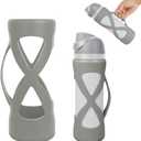 Silicone Boot with Handle Compatible with Owala 24 oz, Full Protective Anti Scratch & Reduce Dent Sleeve Cover, All-Round Wrap Protector Compatible with FreeSip Water Bottles